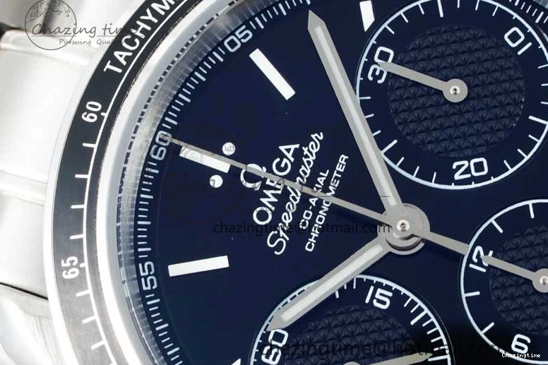 0414 Speedmaster Racing Master SS HKF Best Edition Black Dial on SS Bracelet A Versatile 7810